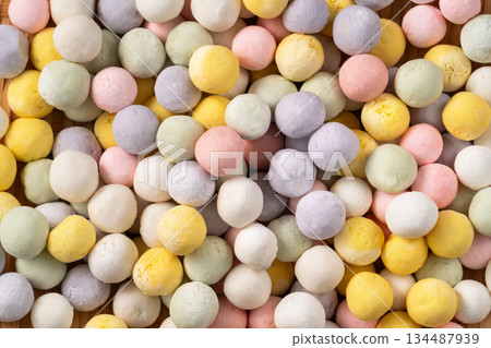 glutinous rice balls winter solstice raw colorful colorful Raw Colorful tangyuan タンユエン もち団子 134487939
