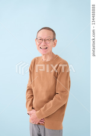Senior man portrait Senior man portrait 134488888