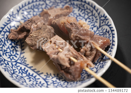 Hot Oden Beef Tendon 134489172