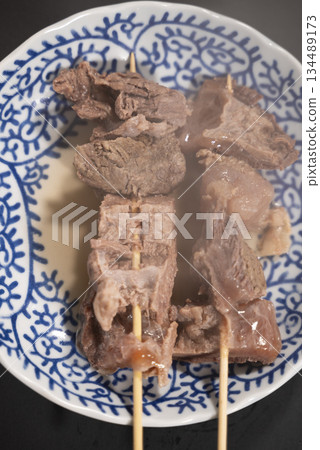 Hot Oden Beef Tendon 134489173