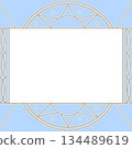 Tarot card style frame, gray 134489619