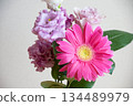 Purple and pink bouquet 134489979