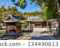 Aoba Shrine worship hall: Modern shrine front view 134490613