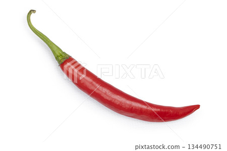 Top view peper on white background 134490751
