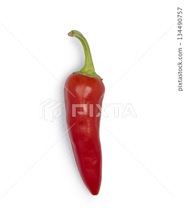 Top view peper on white background 134490757