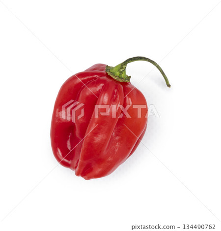 Top view peper on white background 134490762
