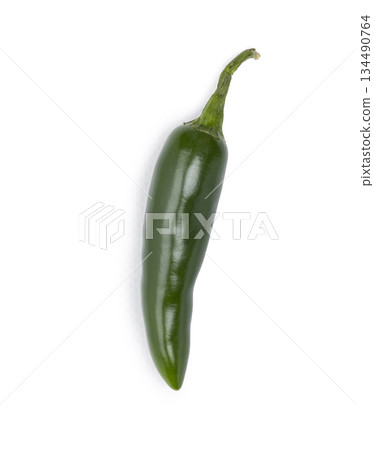 Top view peper on white background 134490764