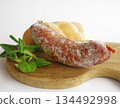 Italian salami, salami sausage, salami, sausage 134492998