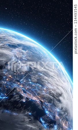 Inflamed wrist joint x ray illustration showing hand bone structure and pain visualization with red highlight conveying inflammation and discomfort 134493545