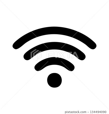 WIFI 圖示材質單色簡約 WIFI 圖示材質單色簡約 134494090
