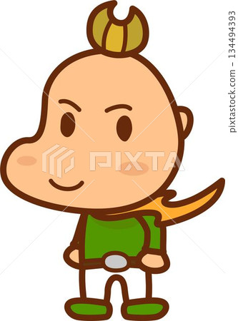 A boy with a muffler 134494393