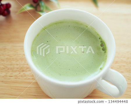 Delicious matcha latte Delicious matcha latte 134494448