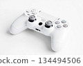 White game controller on clean surface 134494506