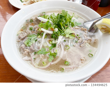Vietnamese Pho with Beef 134494625