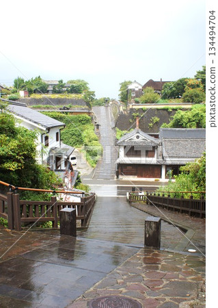 Kitsuki Townscape: Minamidai Samurai Residence Street, Suya no Saka Kitsuki Townscape: Minamidai Samurai Residence Street, Suya no Saka 134494704