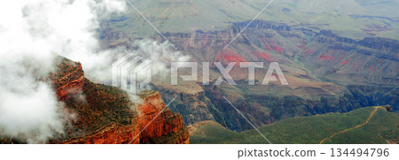 Cloudy Day At The Grand Canyon Arizona 134494796