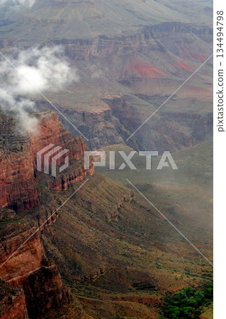 Cloudy Day At The Grand Canyon Arizona Cloudy Day At The Grand Canyon Arizona 134494798