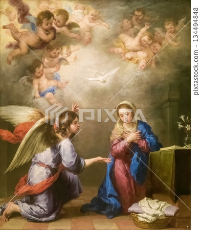 Annunciation Bartolome Esteban Perez Murillo Annunciation Bartolome Esteban Perez Murillo 134494848