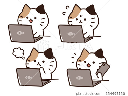 Personal computer cat 134495130