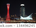 Lighted up port tower 134496245