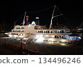 Luxury cruise ship anchored in Kobe Port 134496246