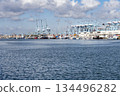 Port of Algeciras with Docks and Ships Viewed from City Port of Algeciras with Docks and Ships Viewed from City 134496282