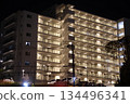 Urban landscape with apartment 134496341