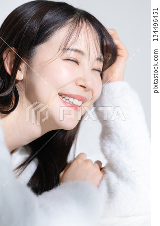 Smiling female portrait Smiling female portrait 134496451