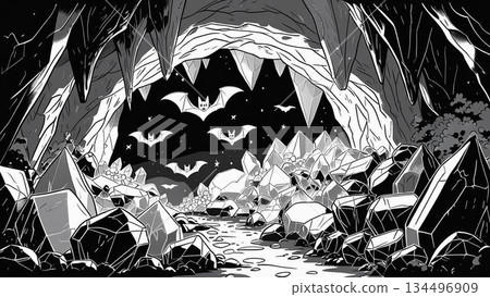 洞穴和蝙蝠 134496909