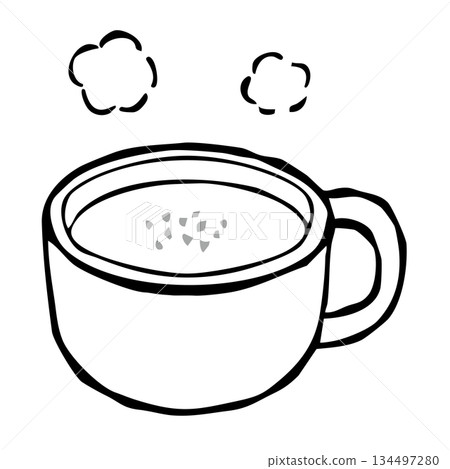 【線條描圖】歐芹湯 134497280