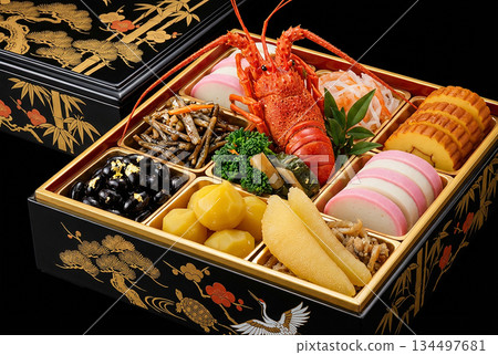 New Year dishes  134497681