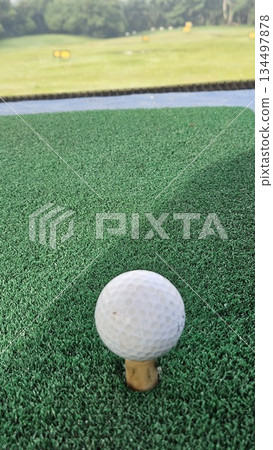 This is ball golf at field This is ball golf at field 134497878