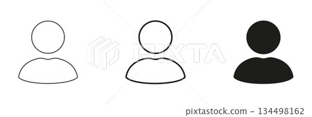 User Profile Avatar Line And Solid Icon Set. User Identification And Account Outline And Silhouette Symbol Collection. Personal Profile Icons. Isolated Vector Illustration User Profile Avatar Line And Solid Icon Set. User Identification And Account Outline And Silhouette Symbol Collection. Personal Profile Icons. Isolated Vector Illustration 134498162