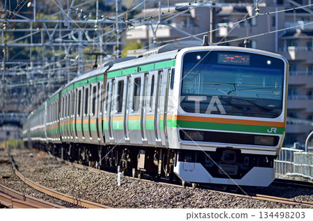 東海道幹線真鶴 JR 東日本 E231 系列 1000 系列 S-27 編組（國府） 134498203