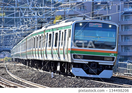 東海道本線萬鶴JR東E231系列1000系列S-18編隊（國富） 134498206