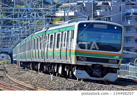 東海道本線 真鶴 JR東日本 E231系列 1000系列 K-02（神津） 134498207