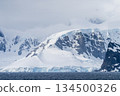 Antarctic landscape near Anvers Island 134500326