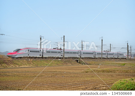 奧羽本線 四谷和田 JR東日本 E6系列（秋季）小町 134500669