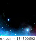 Fantastic sparkling starry sky background 134500692