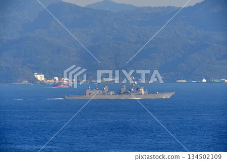 Japan Maritime Self-Defense Force Uraga Channel Murasame DD-101 134502109