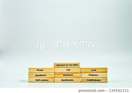 The Fruit of The Spirit Wall With Copy Space The Fruit of The Spirit Wall With Copy Space 134502151