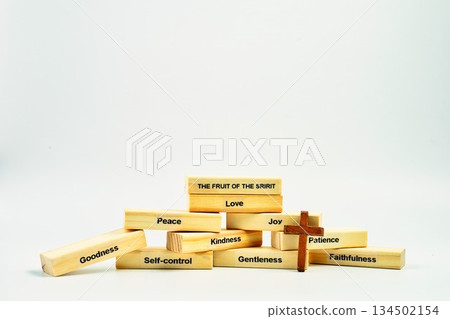 The Fruit of The Spirit Wooden Cross The Fruit of The Spirit Wooden Cross 134502154