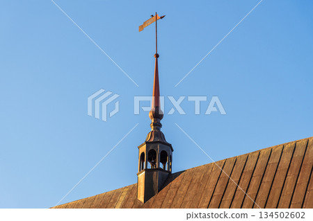 Tower on the roof of Konigsberg Cathedral on Kanta or Kneiphof Island. Kaliningrad. Russia Tower on the roof of Konigsberg Cathedral on Kanta or Kneiphof Island. Kaliningrad. Russia 134502602