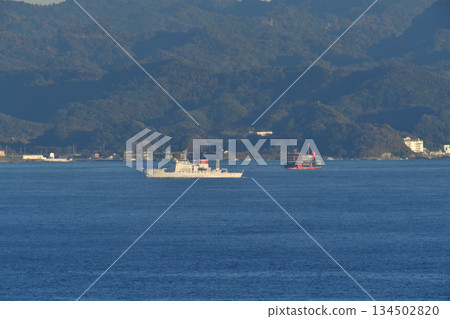 Fisheries Agency Uraga Channel Houshou Maru Fisheries Patrol Vessel Tokyo Bay Ferry Shirahama Maru 134502820