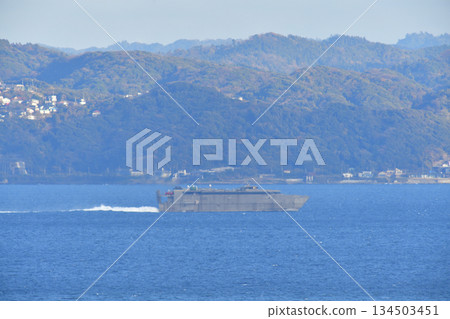 美國海軍浦賀海峽 USS GUAM T-HST-1 美國海軍浦賀海峽 USS GUAM T-HST-1 134503451