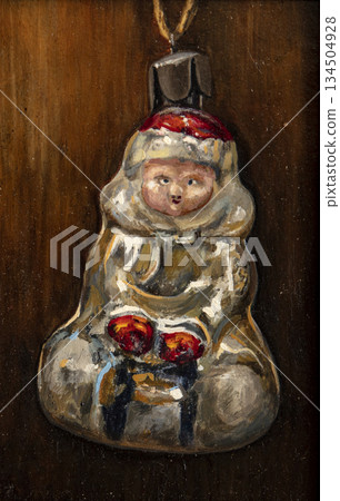 still life, oil painting, handmade drawing 134504928