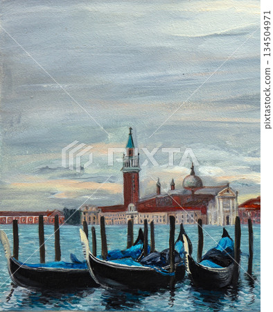 oil painting, landscape, handmade drawing oil painting, landscape, handmade drawing 134504971