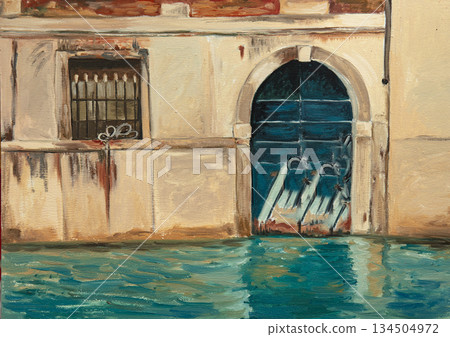 oil painting, landscape, handmade drawing oil painting, landscape, handmade drawing 134504972
