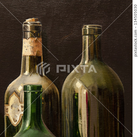 composition of several objects, oil painting, handmade composition of several objects, oil painting, handmade 134505030