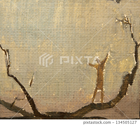 landscape, oil painting, handmade drawing landscape, oil painting, handmade drawing 134505127